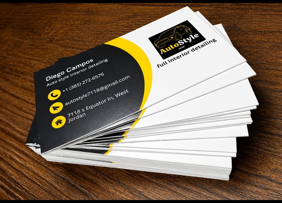 Business cards printed by ongraphics